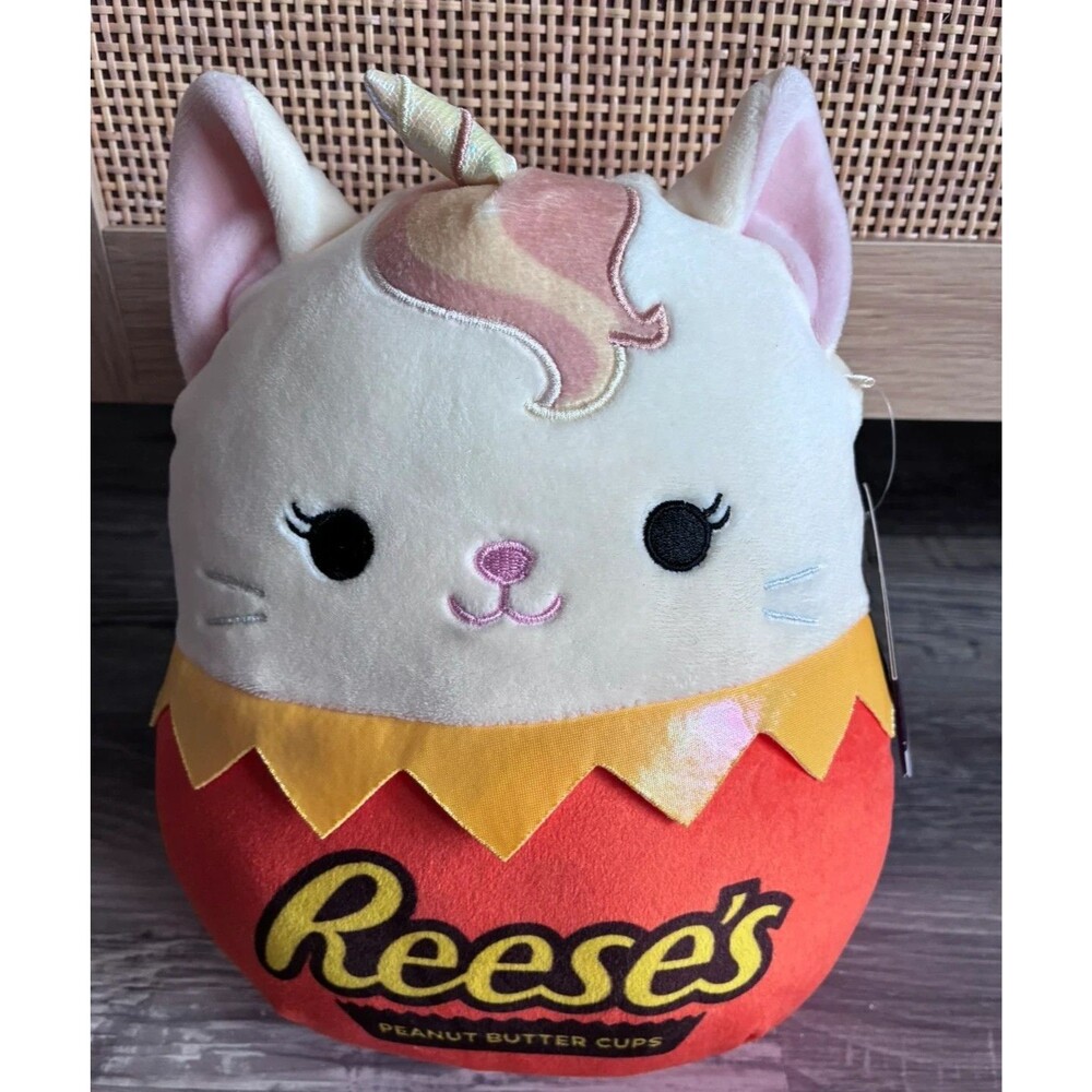Squishmallows Reese’s Peanut Butter Cups Tovinda Caticorn 8” Plush